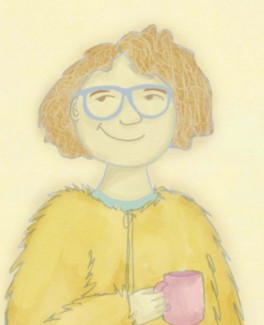 Eva Casanova, en una ilustración.